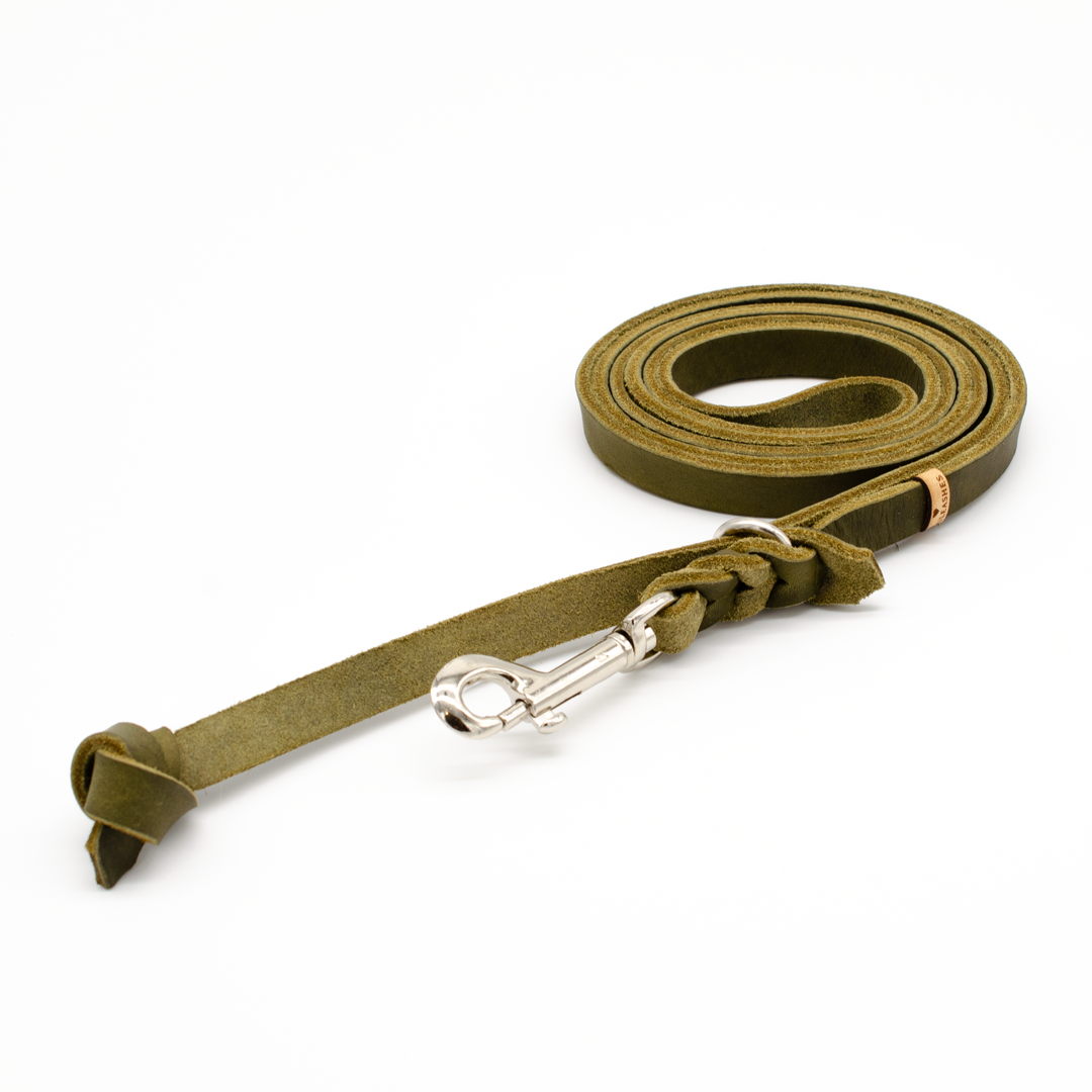 Lederleine Klassik 2,0m olive